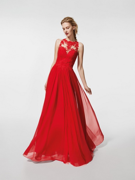 Vestidos de noche 2018 rojos