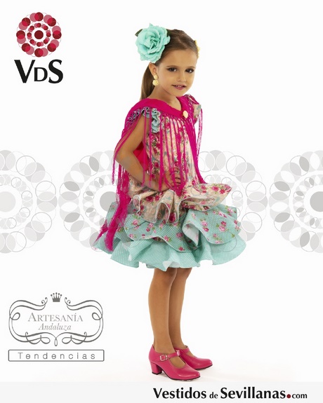 Trajes de flamenca niña 2021