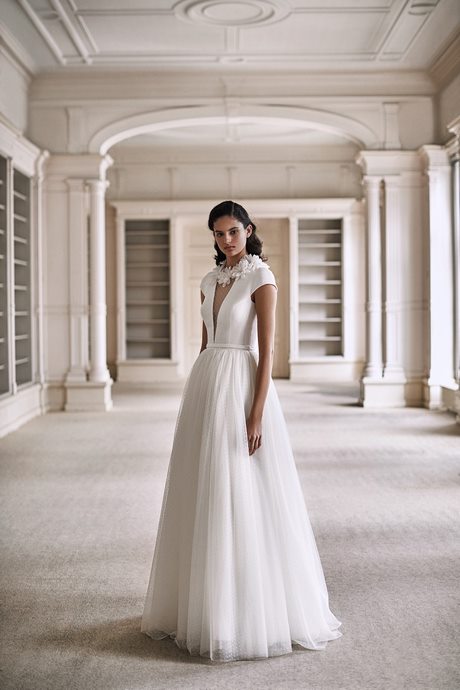 Vestidos de novia corte imperio 2021