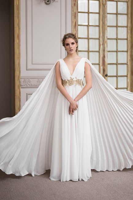 vestido fiesta estilo romano
