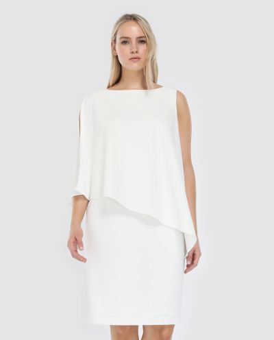 Vestido blanco invierno 2020