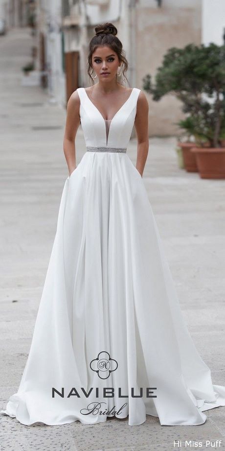 Vestidos de novia para civil 2020