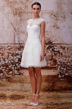 Vestido de novia boda civil sencillo