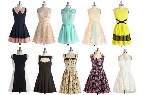 Estilo vintage vestidos