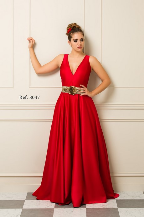 Maxi vestido rojo