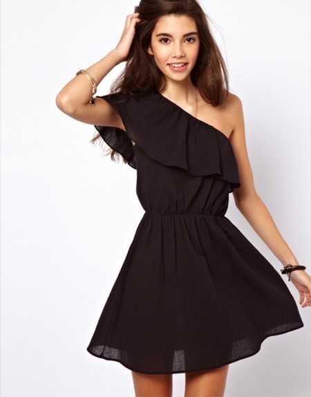 Vestido negro verano