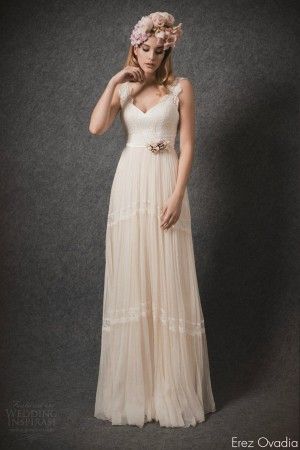 Vestido novia romantico vintage