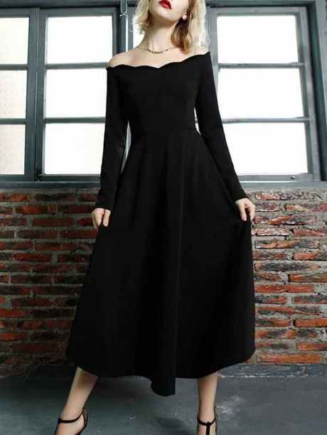 Vestido vintage negro