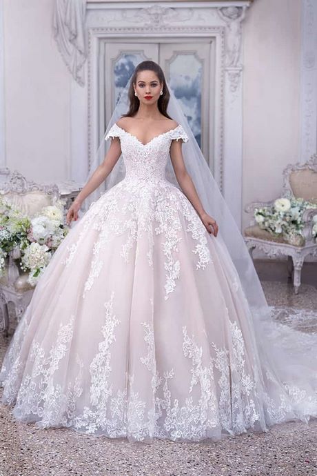 Vestido de novia corte princesa 2019