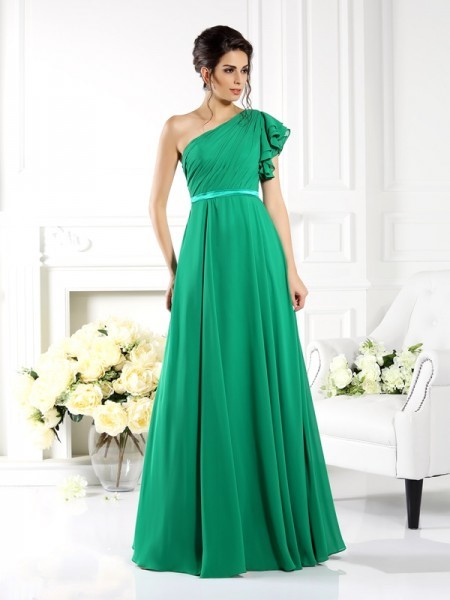 Vestidos dama de honor verde