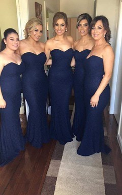 Vestidos damas azul