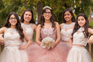 Vestidos de dama de honor de quinceañera