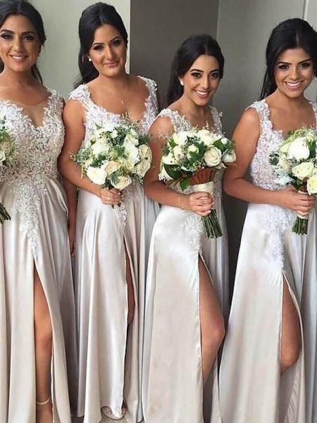 Vestidos de dama de honor para boda largos