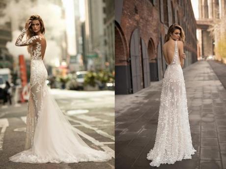 Vestidos de novia civil largos 2019