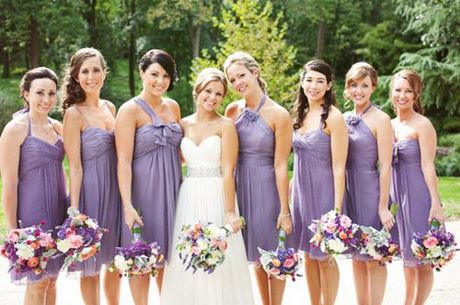 Vestidos para damas de honor para matrimonio