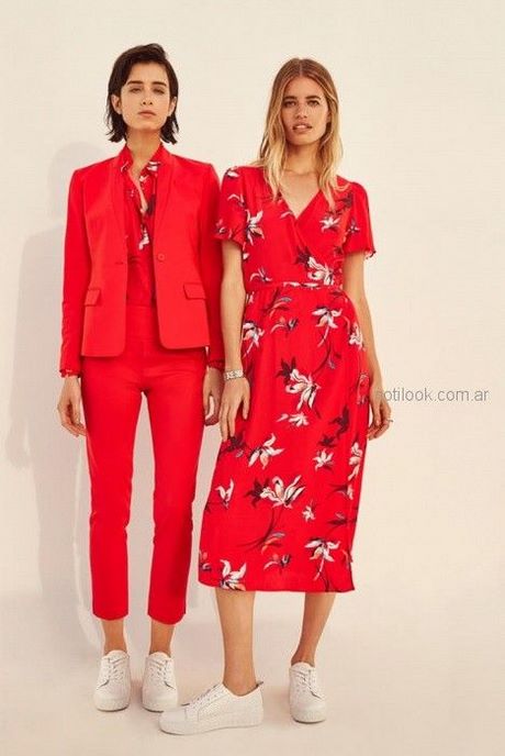 Vestidos rojos verano 2019