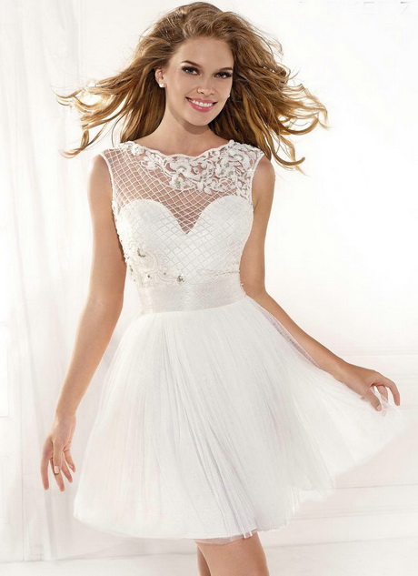 Vestidos blanco cortos 2016