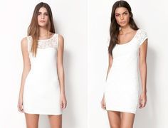 Vestidos blancos en blonda