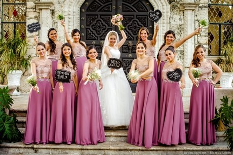 Vestidos damas de honor matrimonio