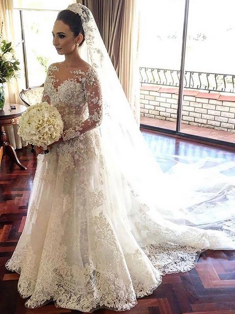 Vestidos de encaje de boda