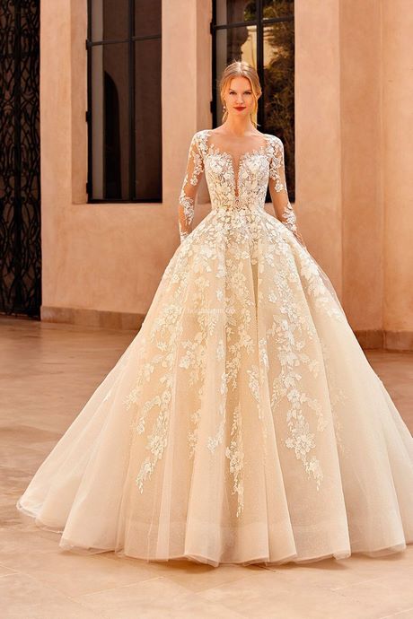 Vestido novia corte princesa