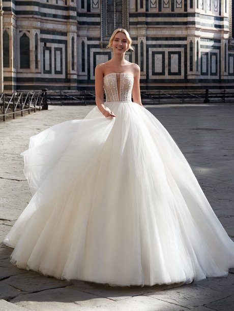 Vestido novia corte princesa