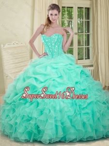 Aqua quinceanera dresses