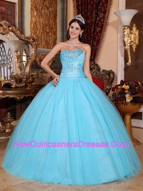 Light blue 15 dresses