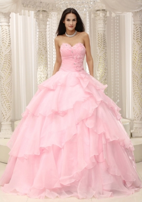 Quinceanera dresses light pink