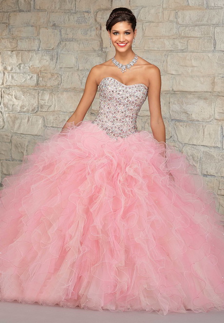 Quinceanera dresses light pink