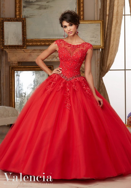 Quinceanera dresses red