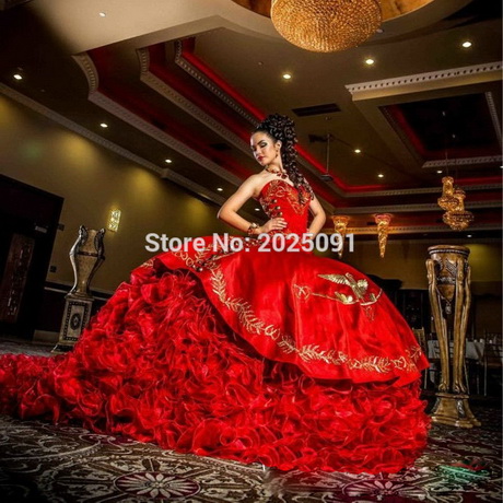 Red 15 dresses