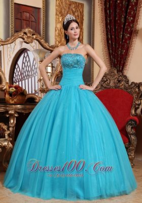 Teal quinceanera dresses