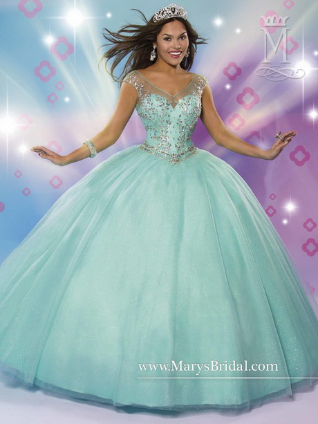 Tiffany blue quinceanera dresses