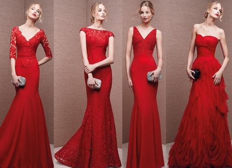 Complementos para un vestido rojo largo de fiesta