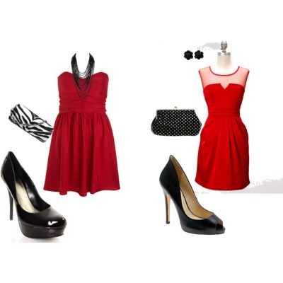 Complementos para vestido rojo de fiesta
