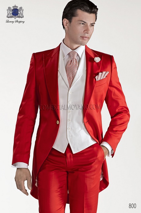 Trajes de boda rojos