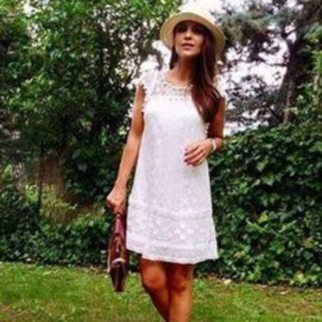 Vestido boho blanco