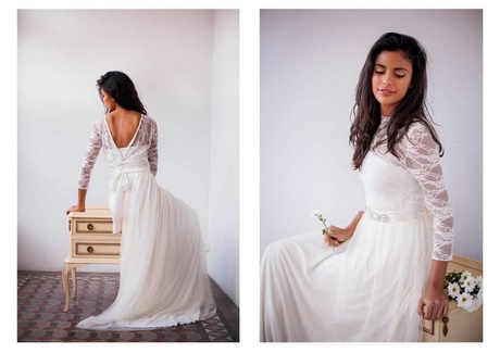 Vestido novia bohemio