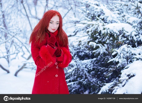 Vestido rojo invierno