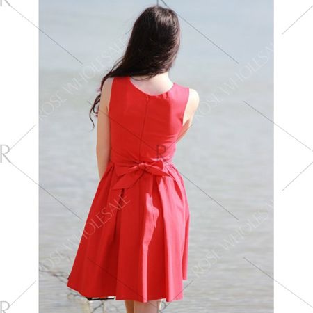 Vestido rojo vintage