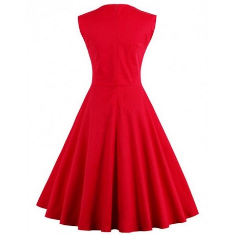 Vestido vintage rojo