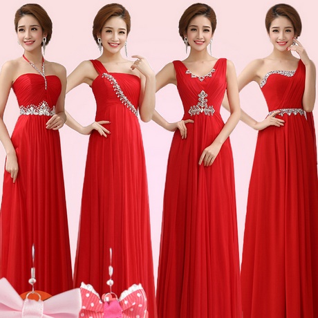 Vestidos para damas en rojo