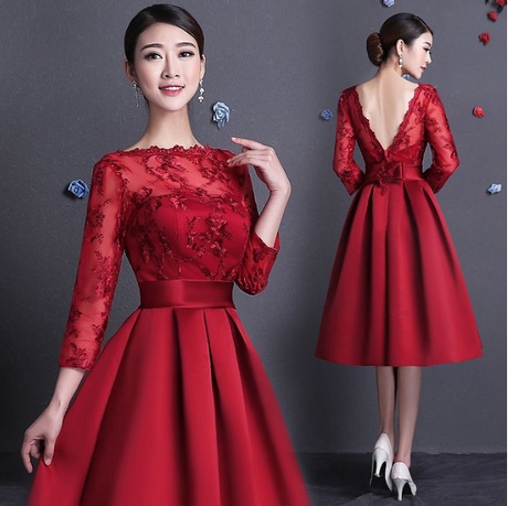 Vestidos rojos de moda 2017