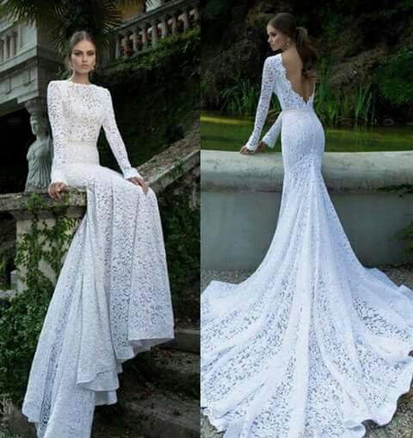 Vestidos novia encaje 2017