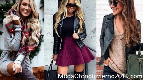 Vestidos casual otoño invierno 2019