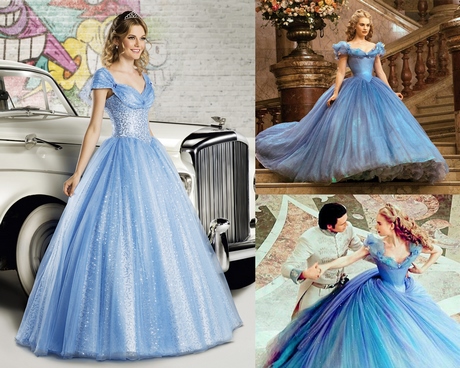 Princesa de vestido azul