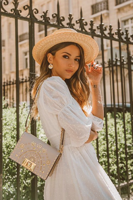 Vestido blanco romantico