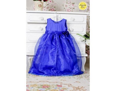 Vestido de princesa azul