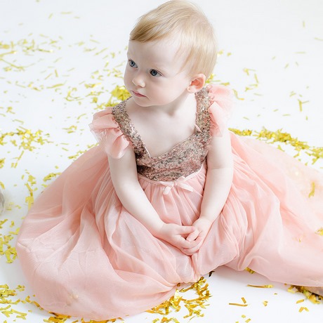 Vestido de princesa para bebe